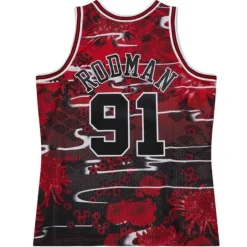Mitchell & Ness Nba Swingman-Asian Heritage Swingman Dennis Rodman Chicago Bulls 1997-98 Jersey 5.0