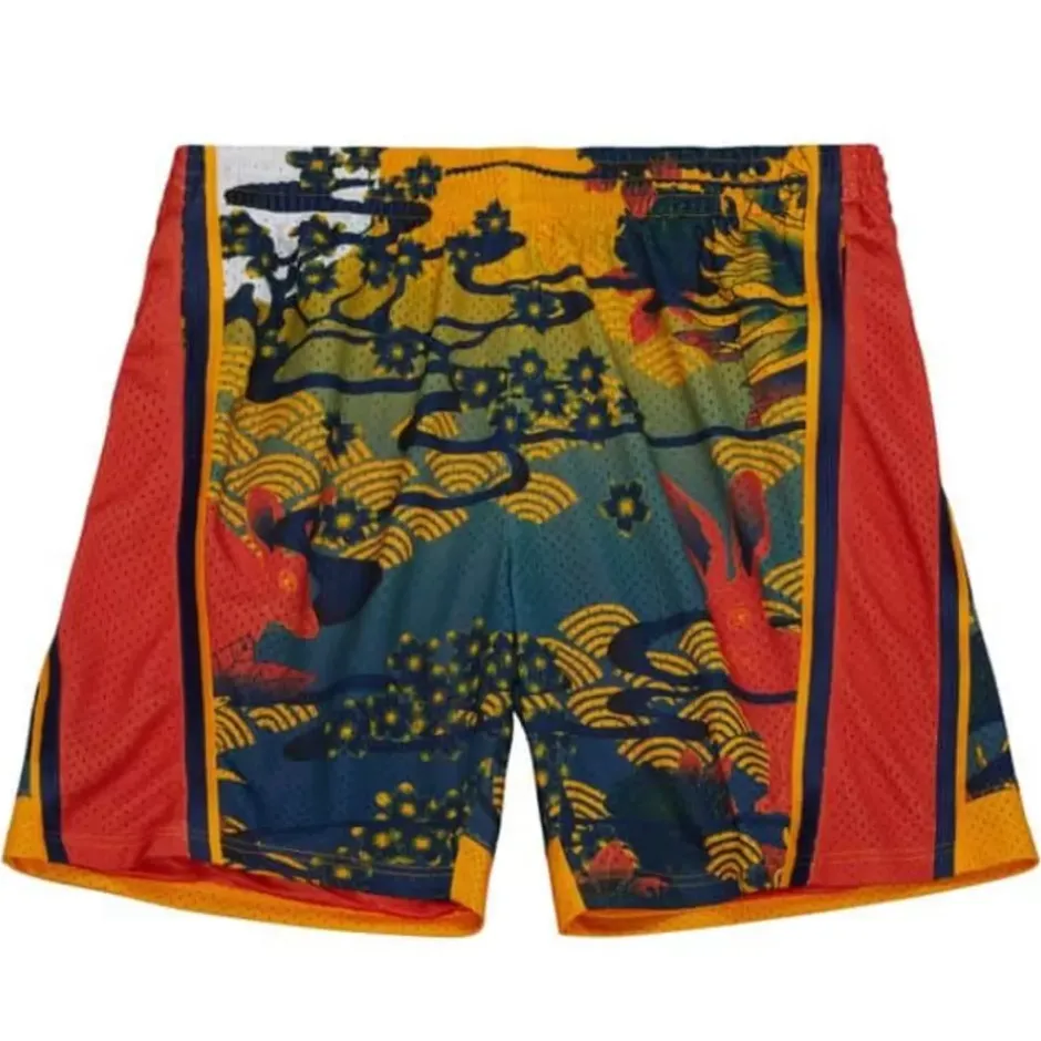 Men Mitchell & Ness Shorts-Asian Heritage Swingman Golden State Warriors 2009 Shorts 5.0