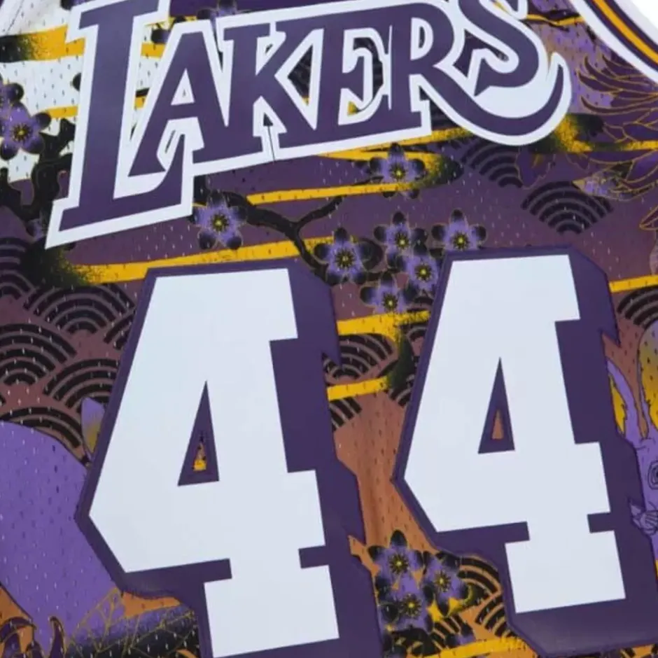 Mitchell & Ness Nba Swingman-Asian Heritage Swingman Jerry West Los Angeles Lakers 1971-72 Jersey 5.0