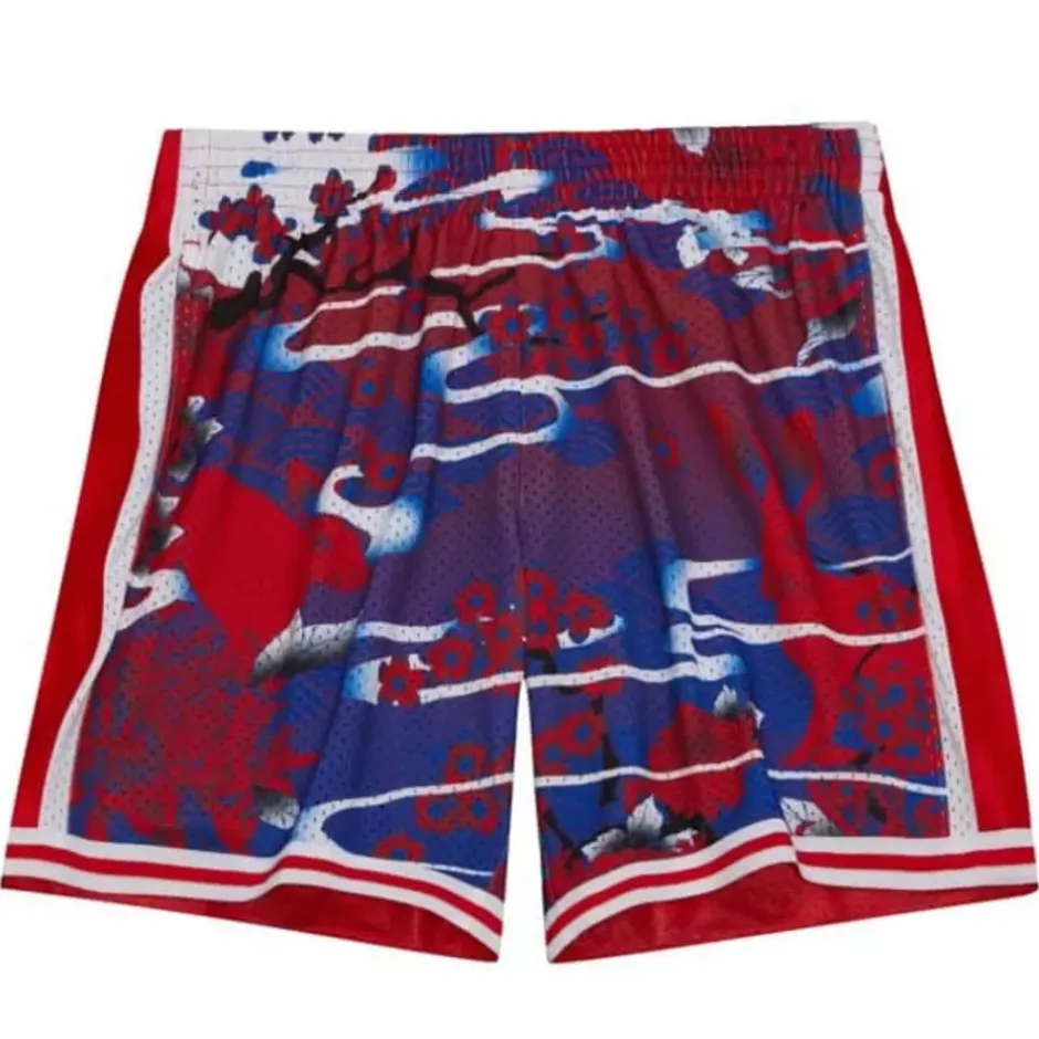 Men Mitchell & Ness Shorts-Asian Heritage Swingman Philadelphia 76Ers 1998 Shorts 5.0