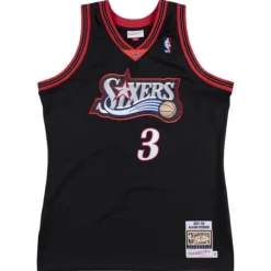 Mitchell & Ness Nba Authentic-Authentic Allen Iverson Philadelphia 76Ers Road 1997-98 Jersey
