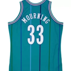 Mitchell & Ness Nba Authentic-Authentic Alonzo Mourning Charlotte Hornets Road 1992-93 Jersey