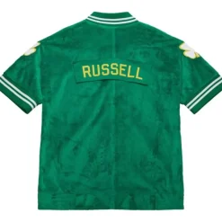 Men Mitchell & Ness Jackets & Outerwear-Authentic Bill Russell Boston Celtics 1959-60 Shooting Shirt