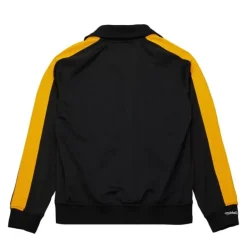 Men Mitchell & Ness Jackets & Outerwear-Authentic Boston Bruins 1984 Warm Up Jacket