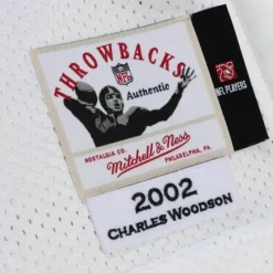 Mitchell & Ness Nfl Authentic-Authentic Charles Woodson Oakland Raiders Super Bowl 2002 Jersey