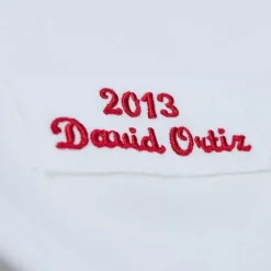 Mitchell & Ness Mlb Authentic-Authentic David Ortiz Boston Red Sox Home 2013 Jersey