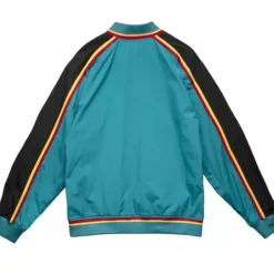 Men Mitchell & Ness Jackets & Outerwear-Authentic Detroit Pistons 1997-98 Warm Up Jacket