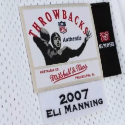 Mitchell & Ness Nfl Authentic-Authentic Eli Manning New York Giants 2007 Jersey