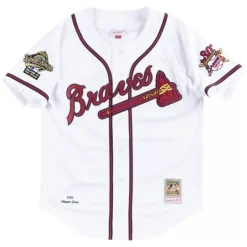 Mitchell & Ness Mlb Authentic-Authentic Jersey Atlanta Braves Home 1995 Chipper Jones
