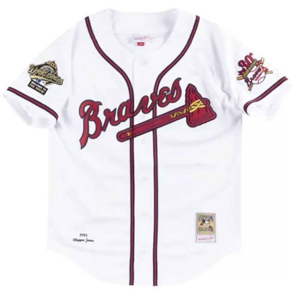 Mitchell & Ness Mlb Authentic-Authentic Jersey Atlanta Braves Home 1995 Chipper Jones