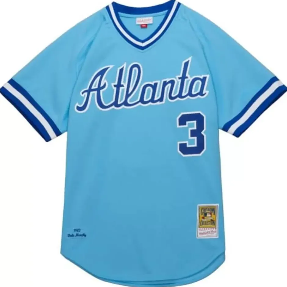 Mitchell & Ness Mlb Authentic-Authentic Jersey Atlanta Braves Road 1982 Dale Murphy
