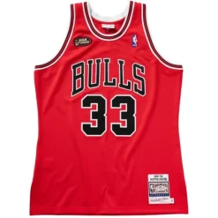 Mitchell & Ness Nba Authentic-Authentic Jersey Chicago Bulls Road Finals 1997-98 Scottie Pippen