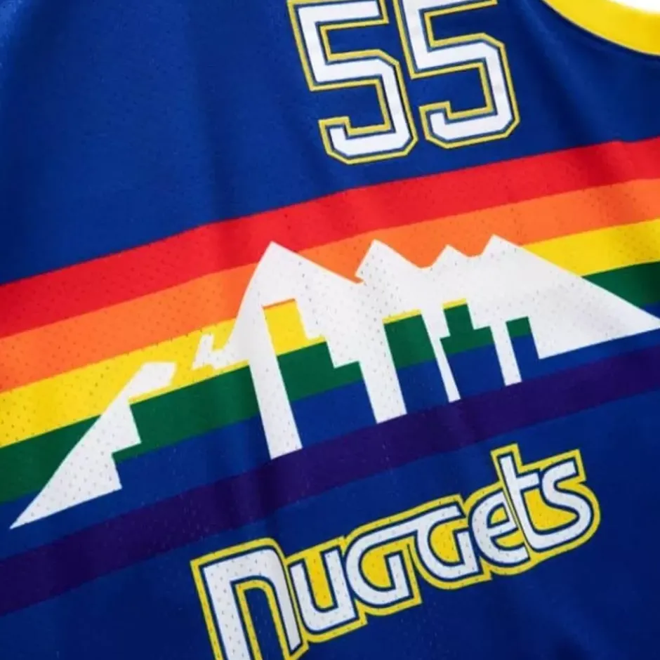 Mitchell & Ness Nba Authentic-Authentic Jersey Denver Nuggets 1991-92 Dikembe Mutombo