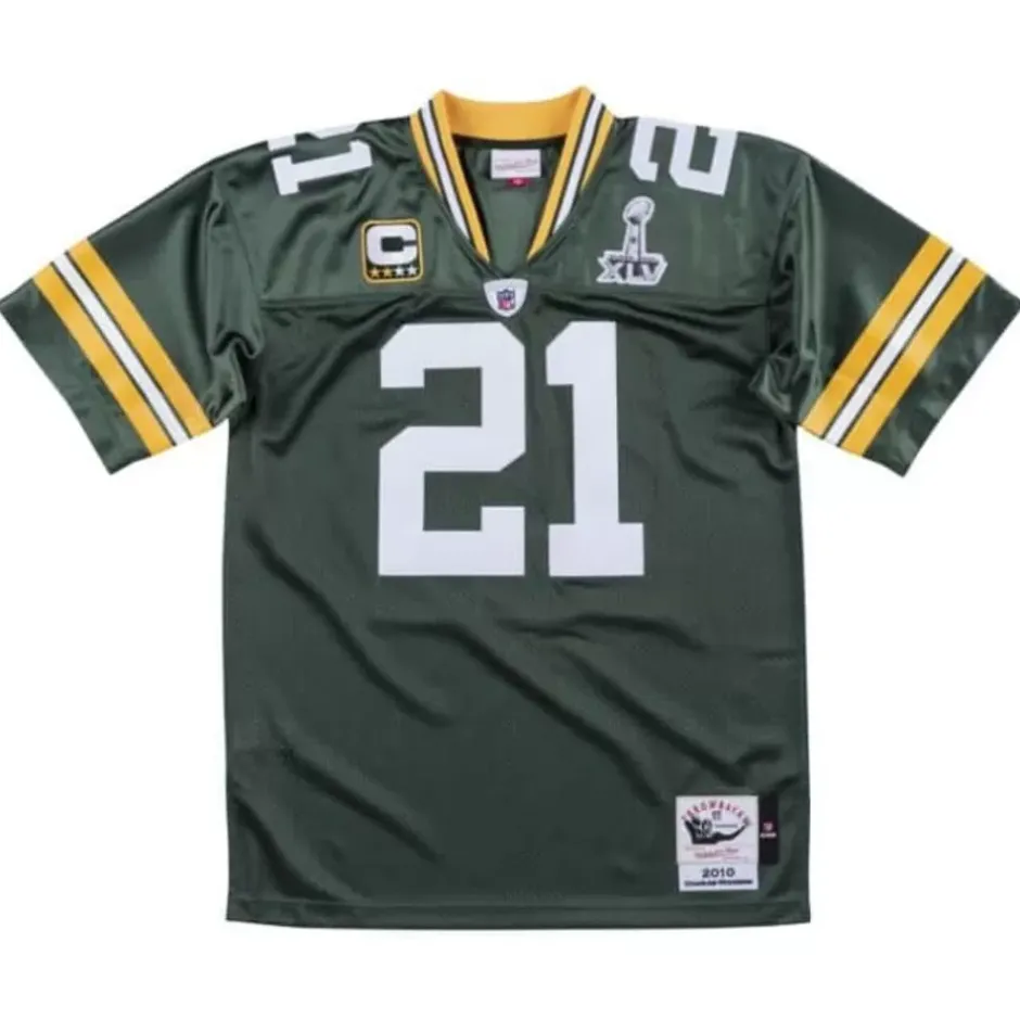 Mitchell & Ness Nfl Authentic-Authentic Jersey Green Bay Packers Super Bowl 2010 Charles Woodson
