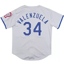 Mitchell & Ness Mlb Authentic-Authentic Jersey Los Angeles Dodgers 1981 Fernando Valenzuela