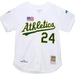 Mitchell & Ness Mlb Authentic-Authentic Jersey Oakland Athletics Home 1990 Rickey Henderson
