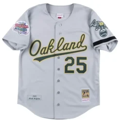 Mitchell & Ness Mlb Authentic-Authentic Jersey Oakland Athletics Road World Series 1989 Mark Mcgwire