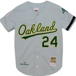 Mitchell & Ness Mlb Authentic-Authentic Jersey Oakland Athletics Road World Series 1989 Rickey Henderson