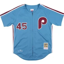 Mitchell & Ness Mlb Authentic-Authentic Jersey Philadelphia Phillies Road 1980 Tug Mcgraw