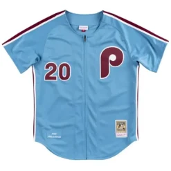Mitchell & Ness Mlb Authentic-Authentic Jersey Philadelphia Phillies Road 1980 Mike Schmidt