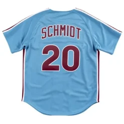 Mitchell & Ness Mlb Authentic-Authentic Jersey Philadelphia Phillies Road 1980 Mike Schmidt