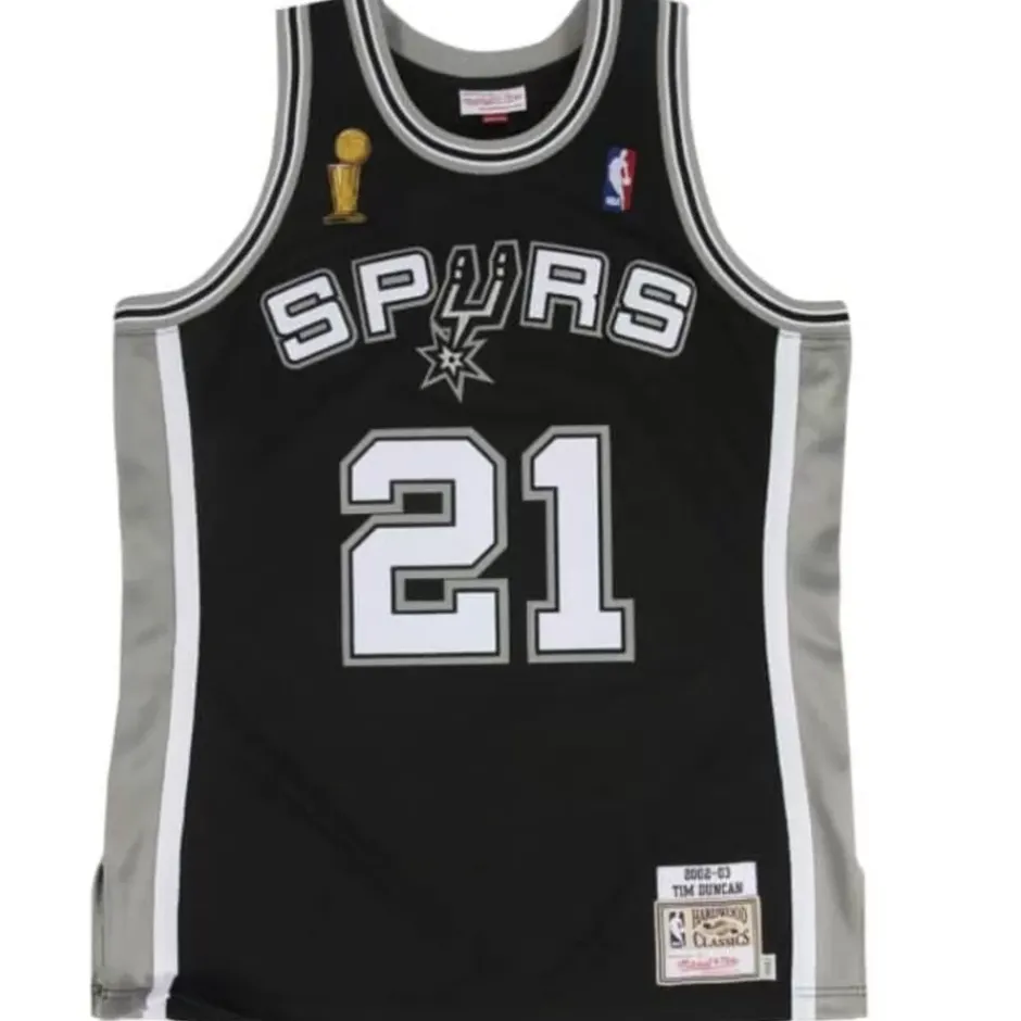 Mitchell & Ness Nba Authentic-Authentic Jersey San Antonio Spurs 2002-03 Tim Duncan