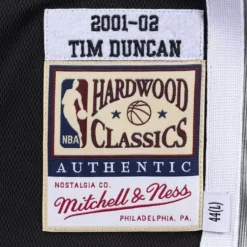 Mitchell & Ness Nba Authentic-Authentic Jersey San Antonio Spurs 2001-02 Tim Duncan