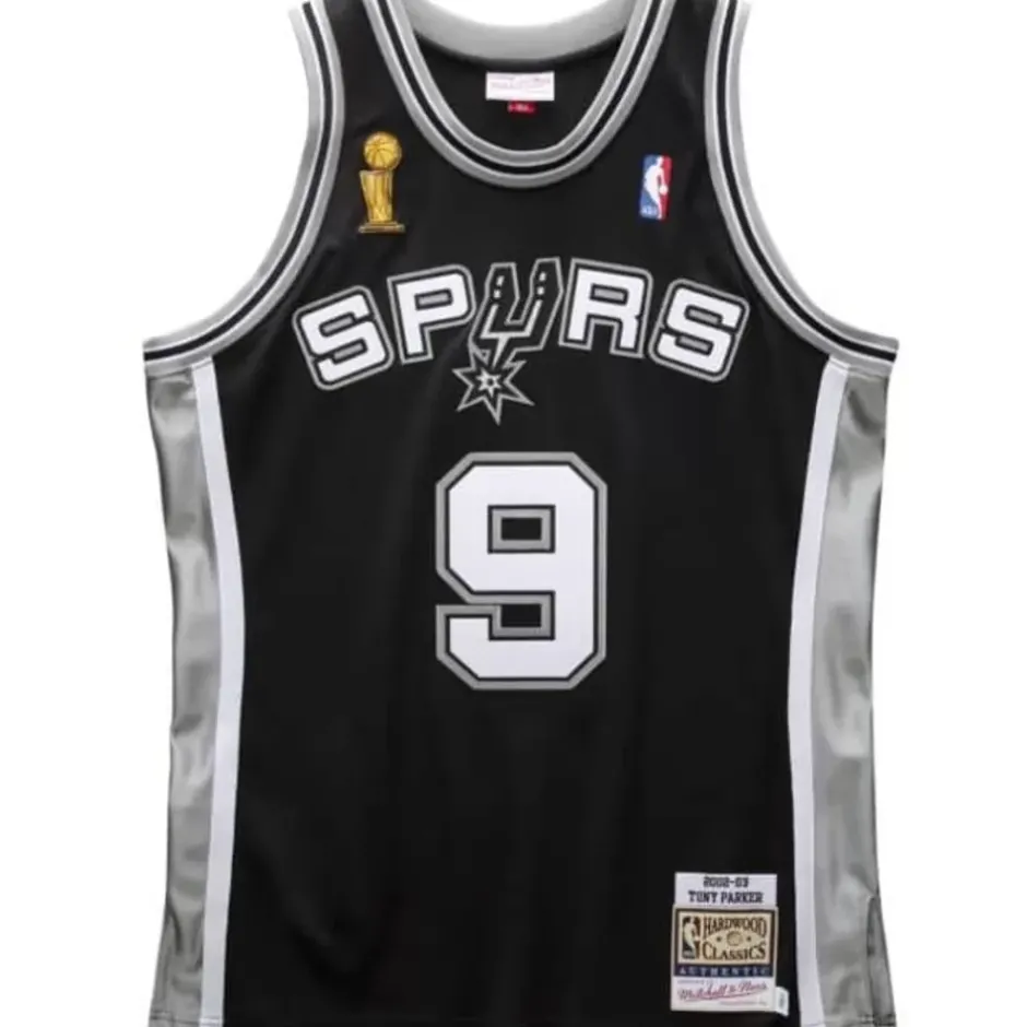 Mitchell & Ness Nba Authentic-Authentic Jersey San Antonio Spurs 2002-03 Tony Parker