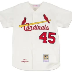 Mitchell & Ness Mlb Authentic-Authentic Jersey St. Louis Cardinals Home 1964 Bob Gibson