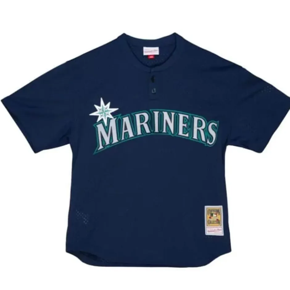 Mitchell & Ness Mlb Authentic-Authentic Ken Griffey Jr Seattle Mariners 1995 Pullover Jersey