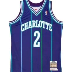 Mitchell & Ness Nba Authentic-Authentic Larry Johnson Charlotte Hornets Alternate 1994-95 Jersey