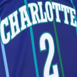 Mitchell & Ness Nba Authentic-Authentic Larry Johnson Charlotte Hornets Alternate 1994-95 Jersey