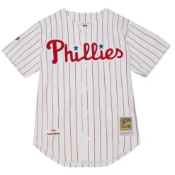 Mitchell & Ness Mlb Authentic-Authentic Lenny Dykstra Philadelphia Phillies Home World Series 1993 Jersey