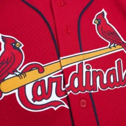 Mitchell & Ness Mlb Authentic-Authentic Mark Mcgwire St. Louis Cardinals 1998 Bp Jersey