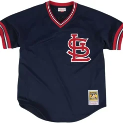 Mitchell & Ness Mlb Authentic-Authentic Mesh Bp Jersey St. Louis Cardinals 1994 Ozzie Smith