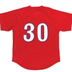 Mitchell & Ness Mlb Authentic-Authentic Mesh Bp Jersey Montreal Expos 1989 Tim Raines