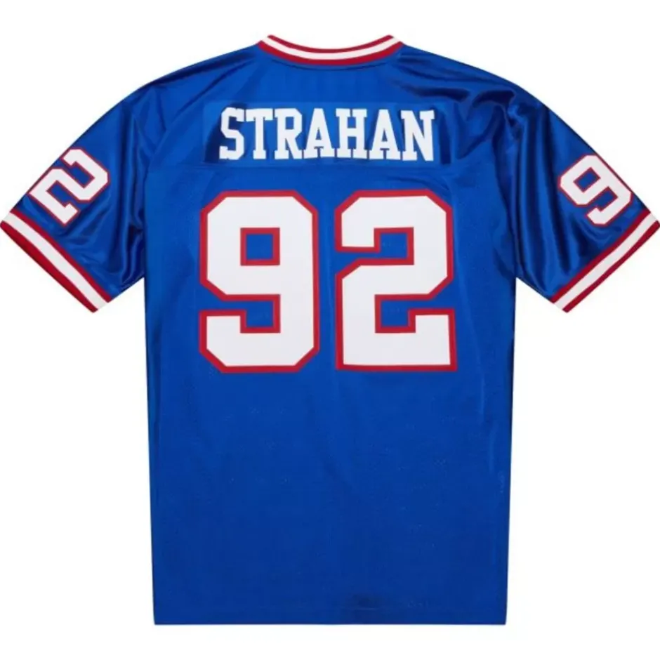 Mitchell & Ness Nfl Authentic-Authentic Michael Strahan New York Giants Dark 1993 Jersey