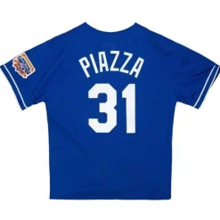 Mitchell & Ness Mlb Authentic-Authentic Mike Piazza Los Angeles Dodgers 1997 Button Front Jersey