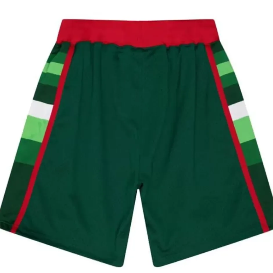Mitchell & Ness Nba Authentic-Authentic Milwaukee Bucks Road 1983-84 Shorts