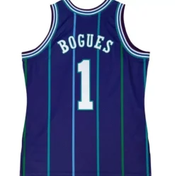 Mitchell & Ness Nba Authentic-Authentic Muggsy Bogues Charlotte Hornets Alternate 1994-95 Jersey