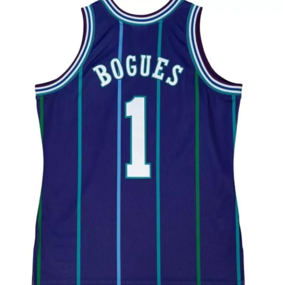 Mitchell & Ness Nba Authentic-Authentic Muggsy Bogues Charlotte Hornets Alternate 1994-95 Jersey