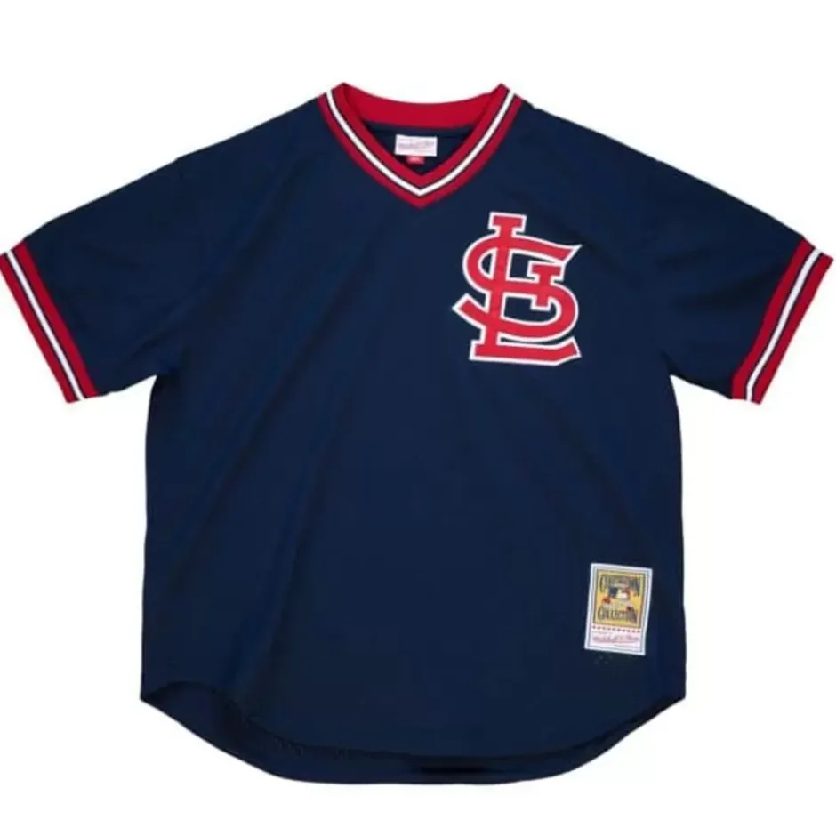 Mitchell & Ness Mlb Authentic-Authentic Ozzie Smith St. Louis Cardinals 1994 Pullover Jersey
