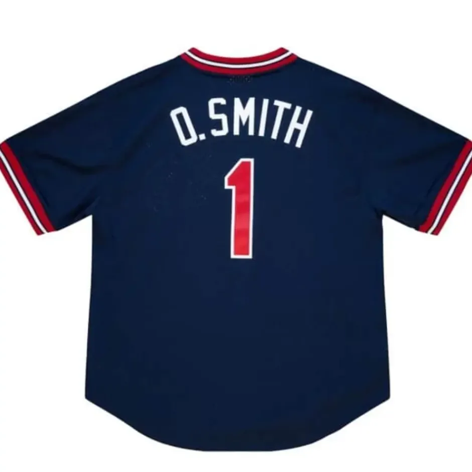 Mitchell & Ness Mlb Authentic-Authentic Ozzie Smith St. Louis Cardinals 1994 Pullover Jersey