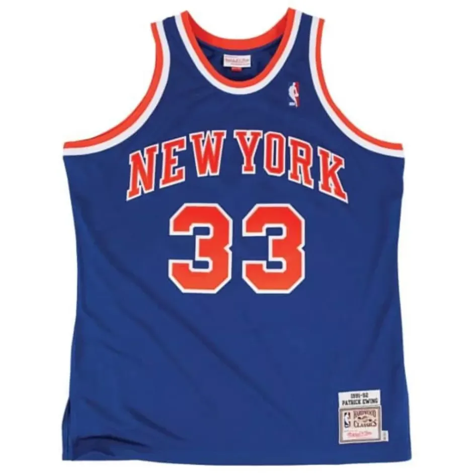 Mitchell & Ness Nba Authentic-Authentic Patrick Ewing New York Knicks 1991-92 Jersey
