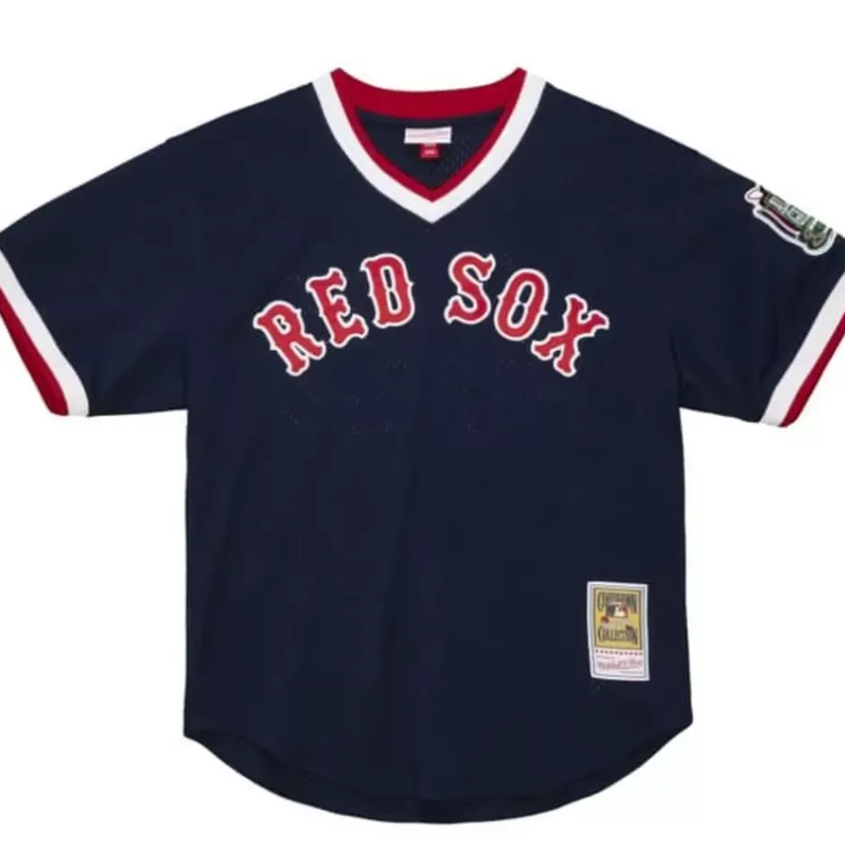 Mitchell & Ness Mlb Authentic-Authentic Pedro Martinez Boston Red Sox 1999 Bp Pullover Jersey