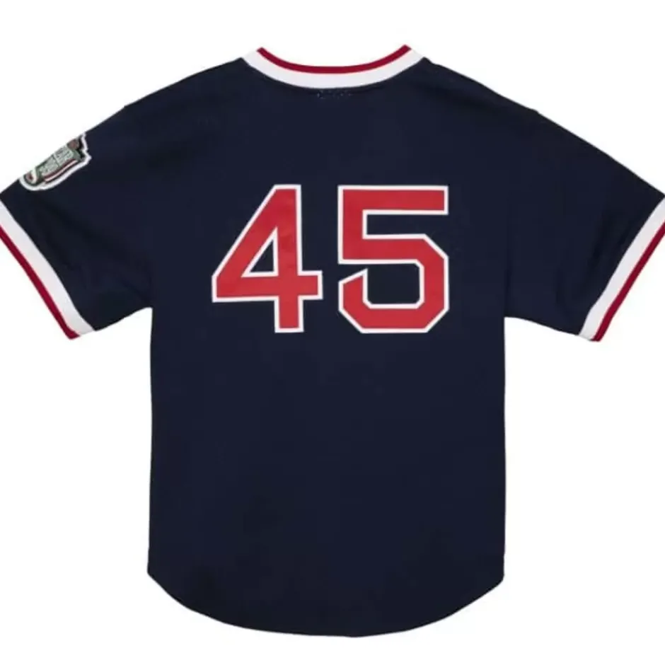 Mitchell & Ness Mlb Authentic-Authentic Pedro Martinez Boston Red Sox 1999 Bp Pullover Jersey