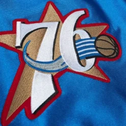 Men Mitchell & Ness Shorts-Authentic Philadelphia 76Ers 2001-02 Shorts