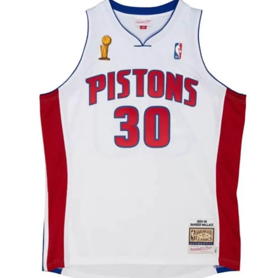 Mitchell & Ness Nba Authentic-Authentic Rasheed Wallace Detroit Pistons 2003-04 Jersey
