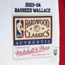 Mitchell & Ness Nba Authentic-Authentic Rasheed Wallace Detroit Pistons 2003-04 Jersey