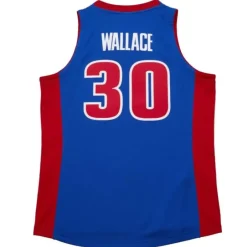 Mitchell & Ness Nba Authentic-Authentic Rasheed Wallace Detroit Pistons Dark Finals 2004 Jersey